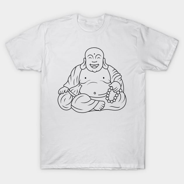 Fat Buddha T-Shirt by valentinahramov